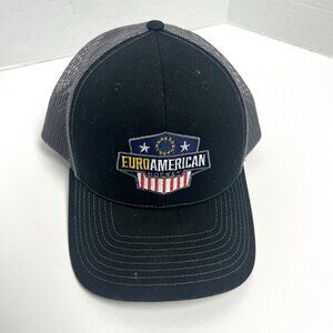 Richardson Euro American Hockey Hat Trucker Hat Mesh Back Snap Back‎ Adjustable